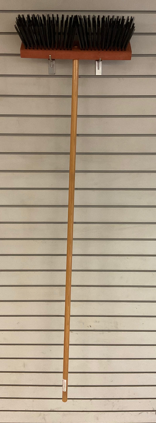 16″ Carbon Steel Wire Street Broom with Handle