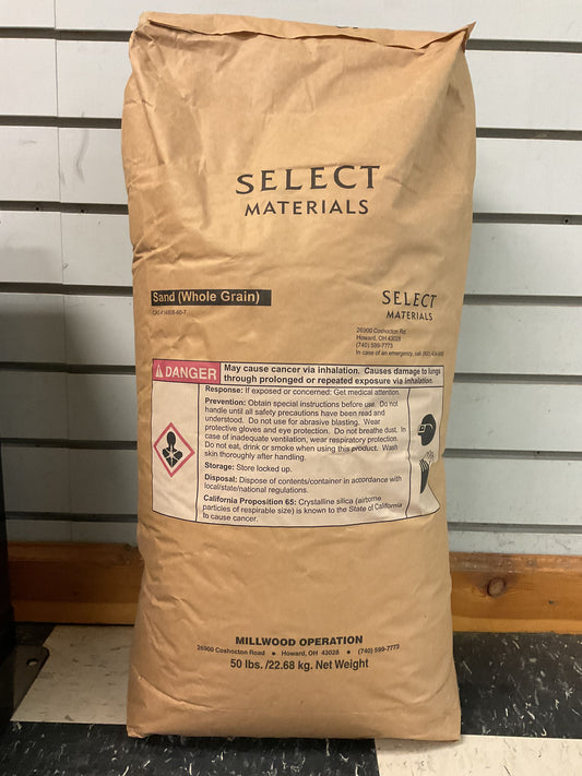 Whole Grain 40/70 Silica Sand for Asphalt Sealer