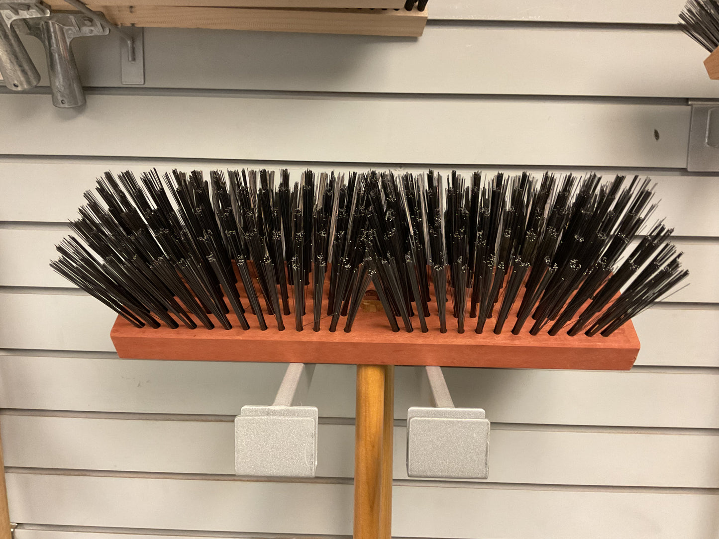 16″ Carbon Steel Wire Street Broom with Handle