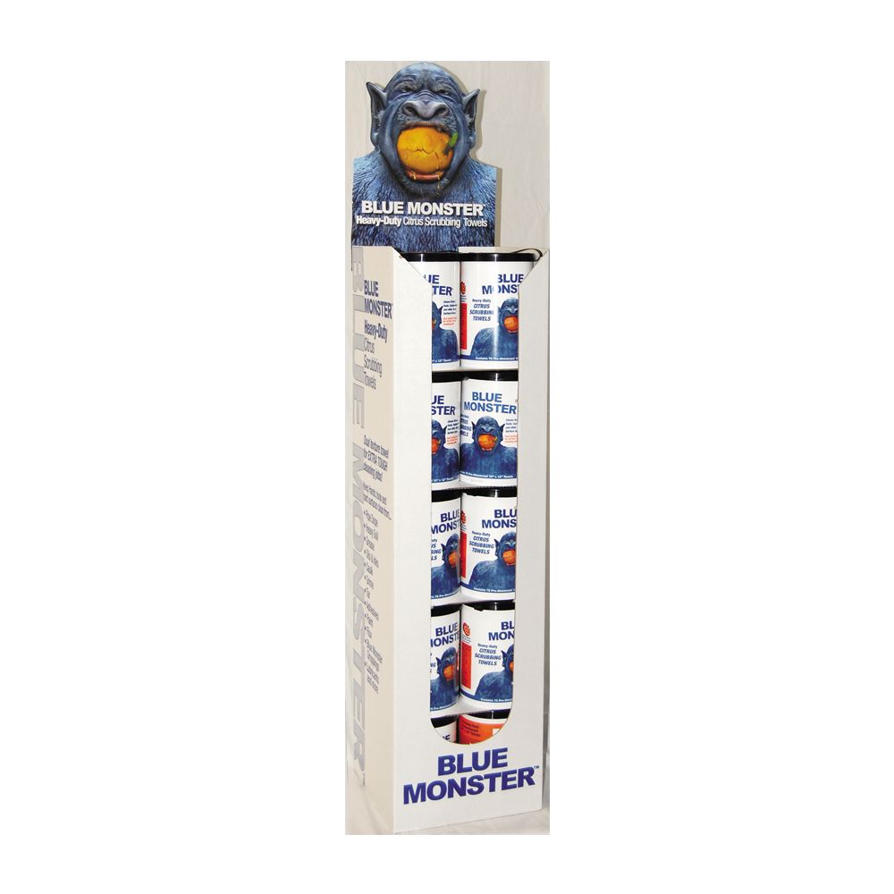 Blue Monster Heavy-Duty Citrus Scrubbing Wipes