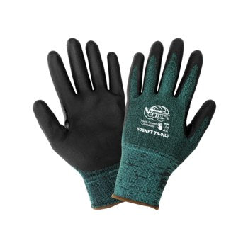 black nitrile dipped xl gloves